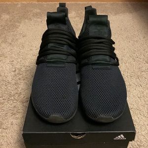 Like New Adidas Black Lite Racer Adapt 3.0 Casual Running Shoes Mens 12